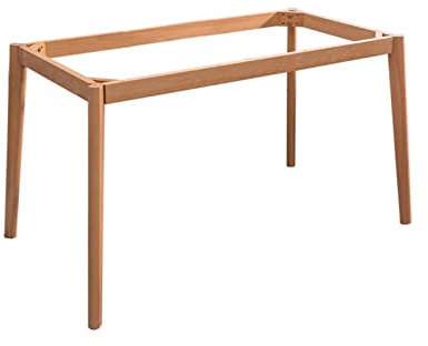 tow000ack Tischgestell Modern Massivholz Tischkufen DIY Tischbeine Buche,Höhe 74cm,Möbelfüße Möbelbeine für Schreibtisch,Couchtisch,Esstisch,Konferenztisch,mit Schrauben (89 * 49cm(35 * 19in))