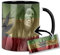 Bob Marley Tasse Innen & Henkel Schwarz Keramikbecher Mug