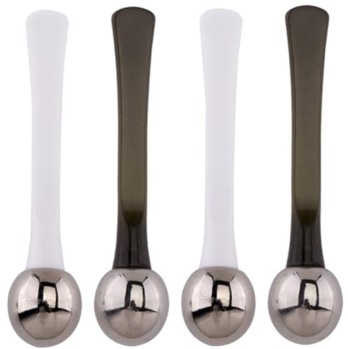 Masseur Contour des Yeux, 4 Pièces Creme Contour des Yeux Massage Yeux, Outil de Massage des Yeux Aider à Massage et Relaxante Éliminer