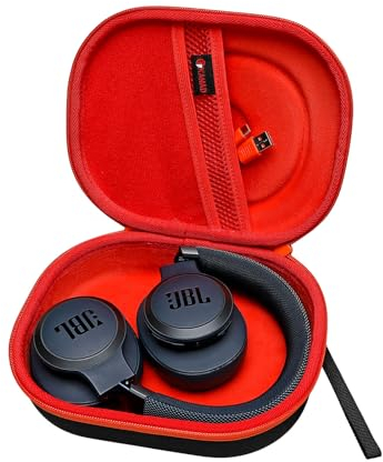 XANAD kopfhörer Over Ear Tasche für JBL Tune 770nc / JBL Tune 720bt / JBL Tune 510bt / JBL Tune 520bt / JBL live 770nc / JBL live 670nc kopfhörer Hülle Case (orange)