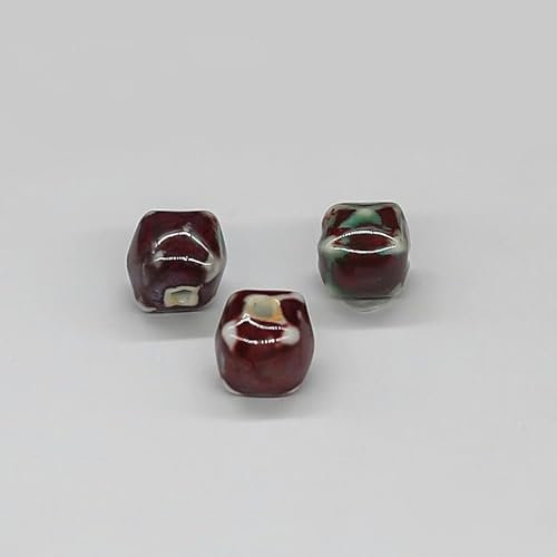 SQMSK – perles en céramique rose rétro, 10MM, 100 pièces, pour la fabrication de bracelets, perles en porcelaine, perles d'espacement pour l'artisanat, la fabrication de bijoux