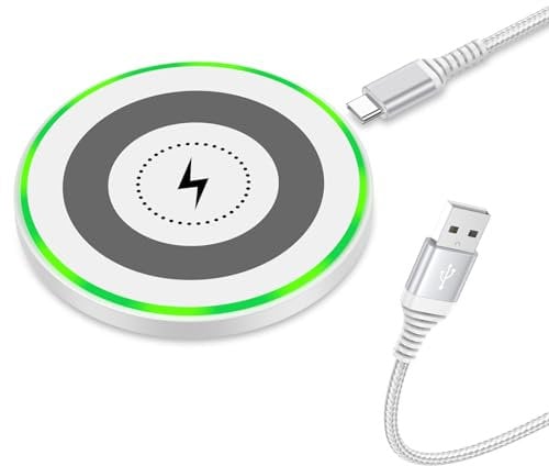 15W Samsung Wireless Charger Pad Fast Charger for Google Pixel 9Pro/8/7/6,LG,Phone Wireless Induction Charger Station for iPhone 16 15 14 13 12 11 Pro Max,Samsung Galaxy S25 S24 Ultra S23 S22 S21 S20
