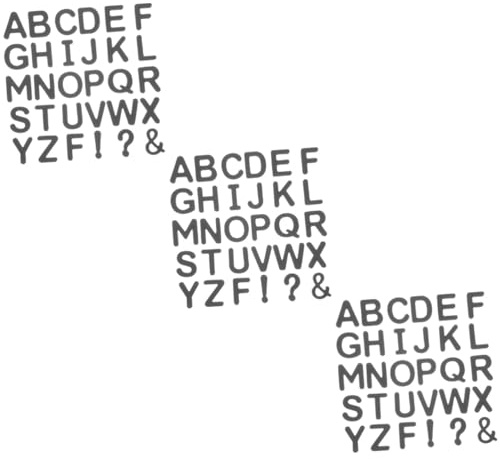 ERINGOGO 3sätze Alphabetische Magnetbuchstaben Aus Eva-Schaum Kreative Buchstaben Für Kühlschrank Und Wanddekoration Für Lernspiele Notizen Großbuchstaben