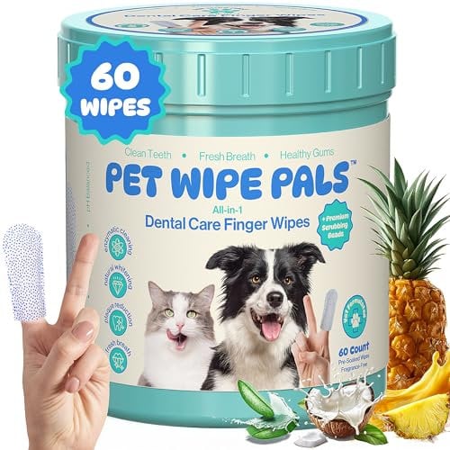 Pet Wipe Pals , Dog Dental Wipes Finger