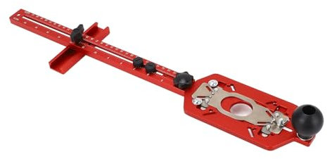 Einstellbarer Router -Kreisschneidemittel, Router -Mahlen -Rillenhalterung, 3 in 1 Einstellbarer Kreis Schneides Jig -Holzbearbeitungswerkzeug, RouterPowertool