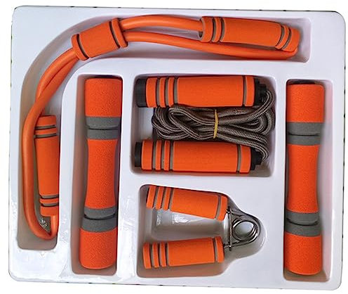 TOYANDONA 5stücke Teiliges Springseil-handgreifer-abzieher-hantel-set Sportzubehör Für Fitnessübungen Fitnessgeräte Für Männer Und Frauen