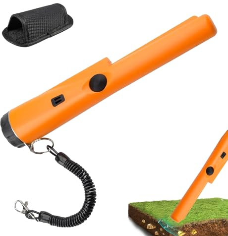 Rivelatore di metallo portatile pinpointer - Rilevatore manuale ad alta precisione, strumento impermeabile con custodia per il trasporto | Tester Locator compatto per Hidden Treasure Children Outdoor