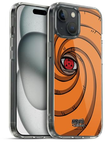 Head Case Designs Offizielle Naruto Shippuden Tobi-Maske Ikonisch Gelhülle [Militärischer Schutzgrad] Kompatibel Mit Apple iPhone 15 Und Kompatibel Mit MagSafe