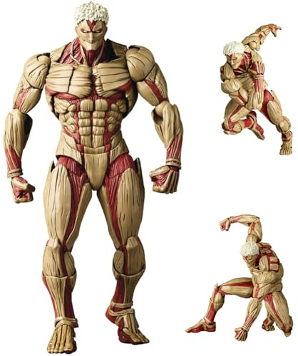 Zhongkaihua Reiner Braun Figure 17CM Anime Movable Model PVC Statue | Anime Action Figures, Interchangeable Accessories, Collection Decorations Gfits