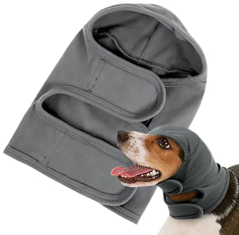 Cache-Oreilles de Chat pour Chien, antibruit, Coupe-Vent, pour l'extérieur, la Maison, l'automne et l'hiver, Le Bain, Le séchage du Tonnerre