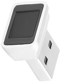 dijiusidy Fingerabdruckleser Mini Laptop Sperrkabel, Fingerabdruck Passwortschlüssel – kompakte Größe und schneller Fingerabdruckscanner für PC Anmeldung und Notizstift