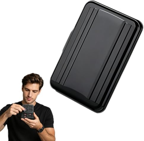 Memory Card Storage Box Hard Shell SD Card Case Waterproof Shockproof Card Holder With 8 SD Slots And 8 Micro SD TF Slots For Travel Daily Organizer