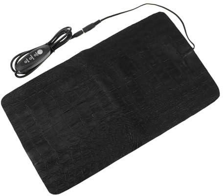 MOBUTOFU Seedling Heat Mat USB Design Comfortable Surface Black Pu Epoxy Resin Heating Mat for Efficient Epoxy Curing and Bubble Reduction and Heat Pad for DIY Crafts
