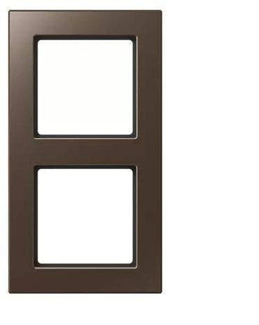 Jung 2fach Rahmen Braun AC582MO