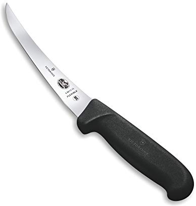 Victorinox CW458 Fibrox Boning Knife Narrow Curved Blade