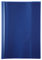 Buchumschlag, 10 Heftumschläge, DIN A4, transparent blau, Polyester, keine Verschlussart