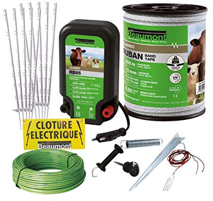 BEAUMONT Kit clôture Anti-Fugue pour Grand Chien