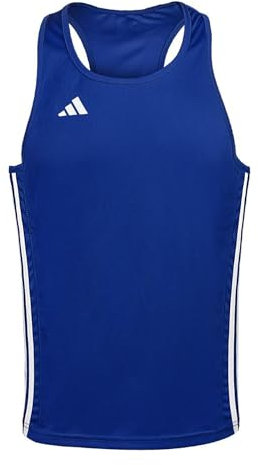 adidas Men's Base Punch Boxing Vest, Blue, 2X-Small