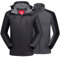 CAMEL CROWN Herren Skijacke 3 in 1 Wasserdicht Winterjacke Schneejacke Winddicht Kapuze mit Innen Warm Fleece Mantel, grau dunkel, M