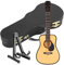 Tomotato 20cm Mini Gitarre Miniatur Modell Musikinstrument Modell Holz Miniatur Gitarre Koffer für Miniatur Puppenhaus Dekoration Kleine Handwerk Wohnkultur Geburtstagsgeschenk