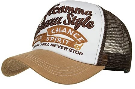 RUICHENG Mesh Cap Herren Vintage Trucker Basecap Sommer