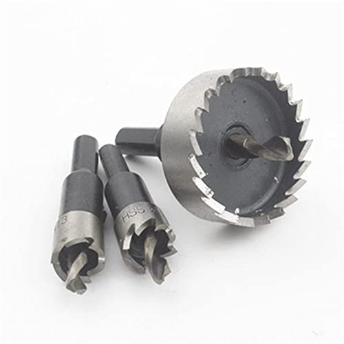 HSS Holesaw Drill Bits Plastic Wood Alumium Soft Metal Core Drill Bits,48mm