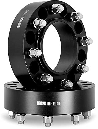 Mishimoto Borne Offroad Spurverbreiterung 6X139.7 2.00 Zoll dick kompatibel mit Ford Bronco/Ranger, Schwarz