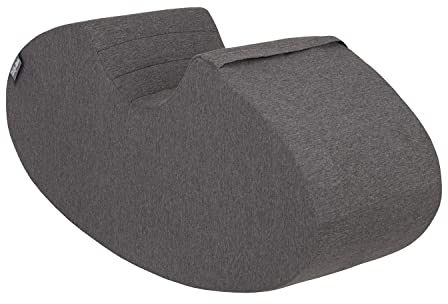 KiddyMoon Foam Soft Seesaw Rocker Ride-On Hopper Bean Bouncy Jumping Playing For Children, Montessori Toy For Kids Made Of Foam, Made In The EU, Darkgrey