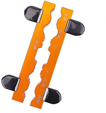 MiOYOOW Fahrradnabe Sattelstützenspindeln Schraubstock, Fahrradnabenachse Spindel Schraubstock Aluminiumlegierung Magnetische Schraubstockbacken