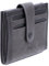 Solo Pelle Slim Wallet aus echtem Leder Platz für über 20 Karten Slimwallet Kartenetui Geldbörse für Männer und Damen (Steingrau)