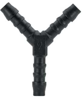KafTon Hose Tube Pipe 3-Way Y-Piece Splitter Connector 6mm - Fuel Air Pipe Connector Joiner Air Fuel Water (6mm, 5)