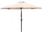 SG 2.7m Garden Parasol Umbrella Sun Shade Water Repellent Polyester UV 30+180 GSM Umbrella Easy To Open And Close Crank Handle And Tilt Waterproof UV Protection Parasol For Outdoor Beach