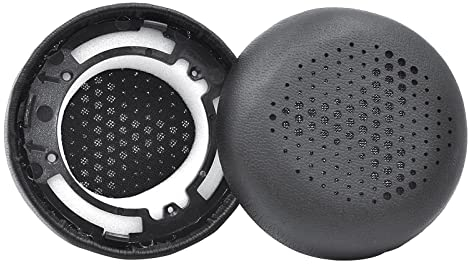 Leder-Kopfhörer-Ohrenschützer, kompatibel mit AKG Y500 Y 500 kabellosen Kopfhörern, Schaumstoffkissen, weiche Abdeckung, Ohrpolster, Paar In-Ear-Kopfhörer, Lautsprecher-Zubehör, YcR196 (Schwarz,