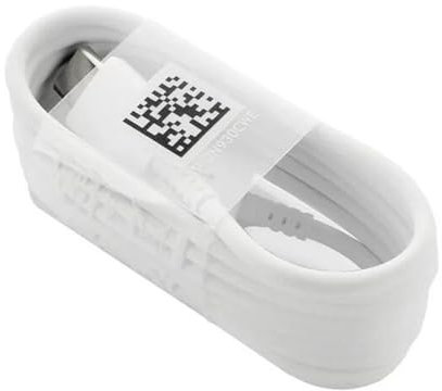 Lot de 2 câbles USB de type C USB C de charge rapide USB C 3.1 pour synchronisation de données, chargeur S8 Plus (blanc, A)