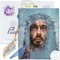 ITA ART Malen nach Zahlen Komplett Set mit Keilrahmen, Acrylfarben, Pinseln, Zubehör, Geschenkbox - DIY Gemälde Bastelset Kit mit Leinwand für Erwachsene, 40x50 cm, Jesus Nazarenus