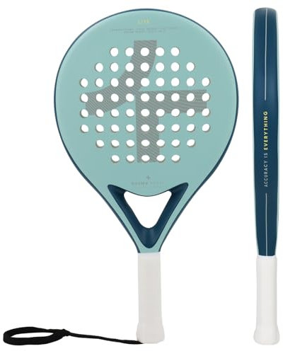 AMA Sport - Raqueta de pádel de pádel de fibra de carbono Pop Tennis Paddle Paddleball Raquetas 3K, 12K, 18K, Full Carbon (P04)
