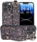 CasurvivePro Bling Case Wristband with Ring for iPhone 11, Fashion Luxury Glitter Sparkly Diamond Cute Cover for Women & Girls Soft TPU Protective Shockproof Phone Case Black