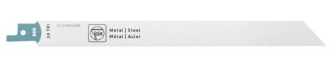 FEIN Säbelsägeblatt BIM 205 T14 MS für Metall für Akku-Säbelsäge ASAS 18-21 K AS