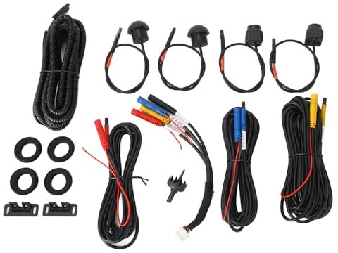 360 Grad Auto Kamera Parkplatz Surround View System Rechts Vorne Hinten Surround View Ansicht AHD IP68 Wasserdicht für Android Auto Radio Nachtsicht 7 Panorama-Kamera für Auto
