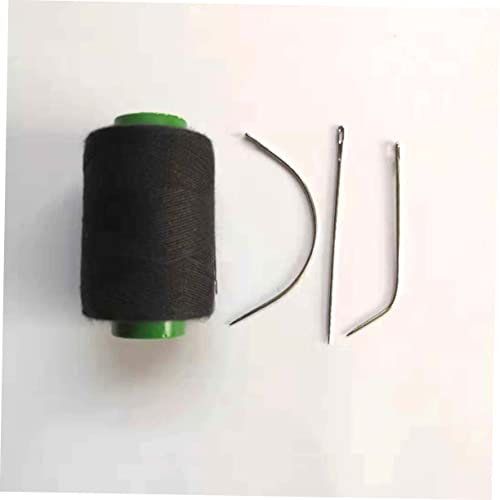 SHINEOFI Agujas Curvas Para Coser Cuero y T- De Kit De Caja Plástica Para Manualidades y Pelucas Herramientas Para Costura y Modelado De Proyectos