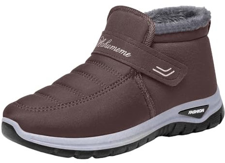 DKLOVIFU Boots Damen Schwarz Stiefeletten Damen Springerstiefel Stiefeletten Grau Damen Boots Lack Stiefeletten Damen Schwarz Stiefelette Damen Lila