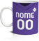 Tazza Tifoso Calcio Serie A Grafica Maglia Tifoso Milanista Interista Romanista Personalizzata con nome e numero Misura 23x11 in Ceramica Sublimatica (Tifoso Fiorentina)