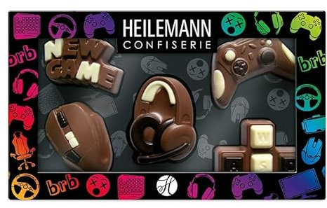 Heilemann Schoko Geschenkverpackung Gaming Edelvollmilch 100g