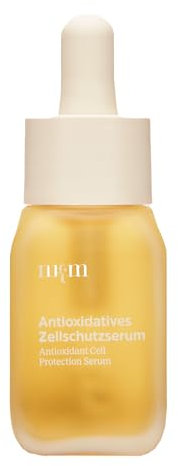 nkm Naturkosmetik München Antioxidatives Zellschutzserum - Gesichtsserum mit Vitamin C-Derivat - Schützend - Vegan - Für alle Hauttypen - Dermatologisch Getestet (30 ml)