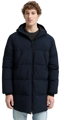 TOM TAILOR Denim Herren Puffer Parka mit Kapuze