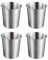 Packung Mit 4 Trinkbechern Edelstahl Kinderbecher Stabile Metalltrinkgläser Für Camping Und Täglichen Gebrauch