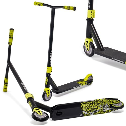 RAVEN Scooter Stunt Tricks Roller Kickscooter für Kinder Erwachsene ABEC-9 Kugellager (Evolution Laredo, 110mm) (Lime)