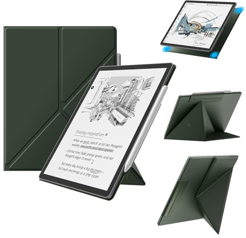 FINTIE Magnetic Case for 11 Kindle Scribe 3rd Gen 2025 & Colorsoft, Green