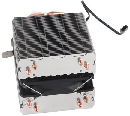 Bewinner Dissipatore CPU con 4 di Calore per LGA2011 1366 1150 1151 1155 1156, Dissipatore di Calore a Doppia Torre in Alluminio con Ventola PWM da 9 Cm, Kit di Raffreddamento CPU per Dissipazione del