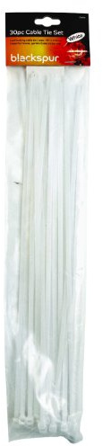 Blackspur BB-CH106 Cable Tie Set - White
